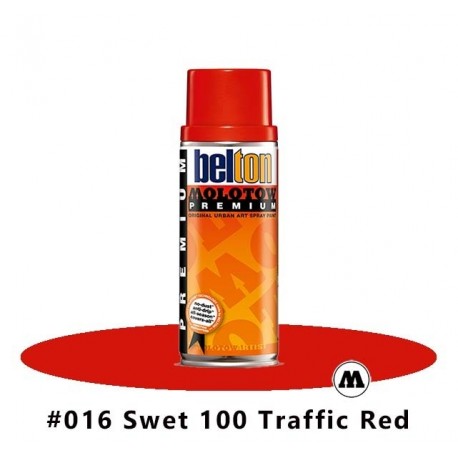 MOLOTOW Premium 400 ml #015 SWET 100 Traffic Red 