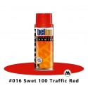MOLOTOW Premium 400 ml 016 SWET 100 Traffic Red 