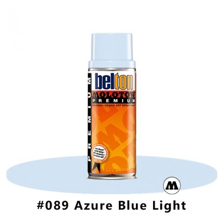 MOLOTOW Premium 400 ml #089 Azure Blue Light / Himmelblau hell