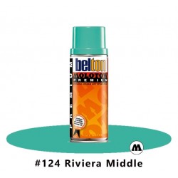 MOLOTOW Premium 400 ml #124 Riviera Middle / Blaugrün hell