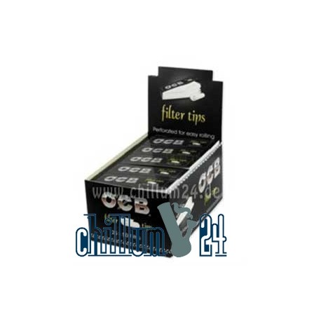 Box 25x OCB Filtertips Perforiert 50 Blatt