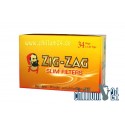 Box ZIG ZAG Slim Eindrehfilter 34 Beutel mit je 120 Stk. 6mm