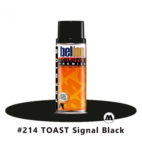 MOLOTOW Premium 400 ml #214 TOAST Signal Black