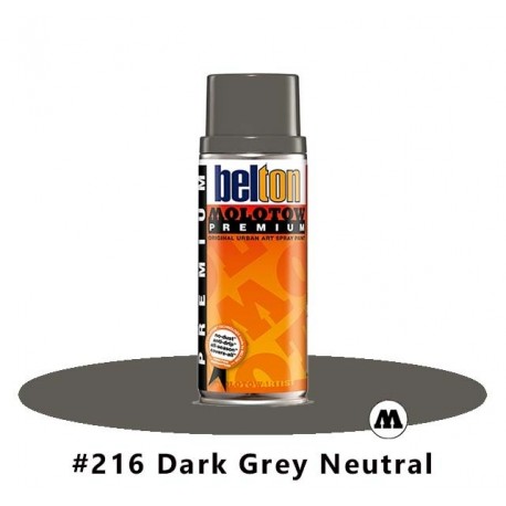 MOLOTOW Premium 400 ml #216 Dark Grey Neutral