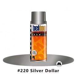 MOLOTOW Premium 400 ml #220 Silver Dollar Metallic