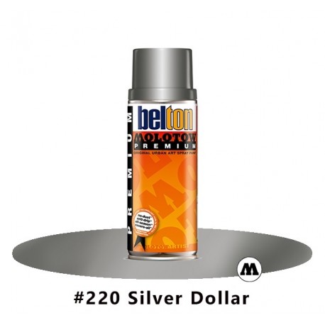 MOLOTOW Premium 400 ml #220 Silver Dollar Metallic