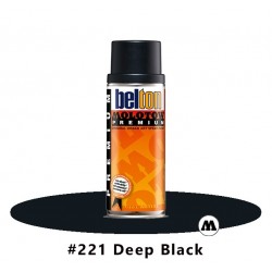 MOLOTOW Premium 400 ml 221 Deep Black