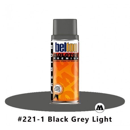 MOLOTOW Premium 400 ml #221-1 Black Grey Light