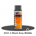 MOLOTOW Premium 400 ml 221-2 Black Grey Middle