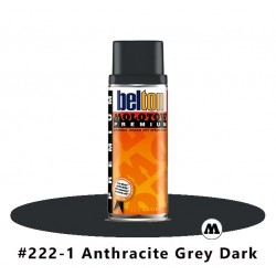 MOLOTOW Premium 400 ml #222-1 Anthracite Grey Dark