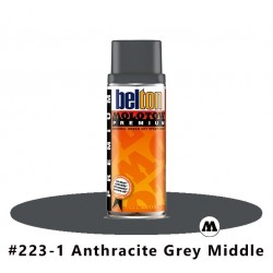 MOLOTOW Premium 400 ml 223-1 Anthracite Grey Middle