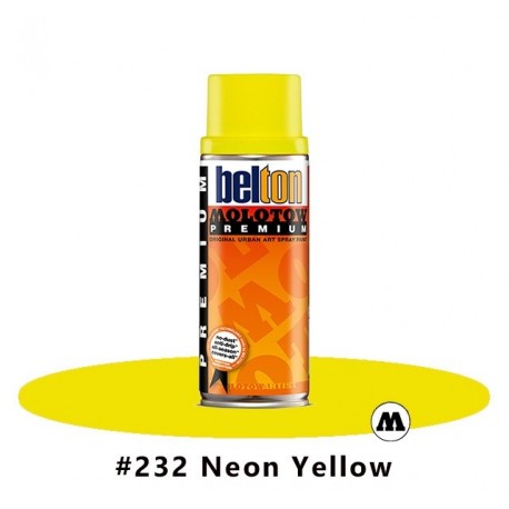 MOLOTOW Premium 400 ml 232 Neon Yellow