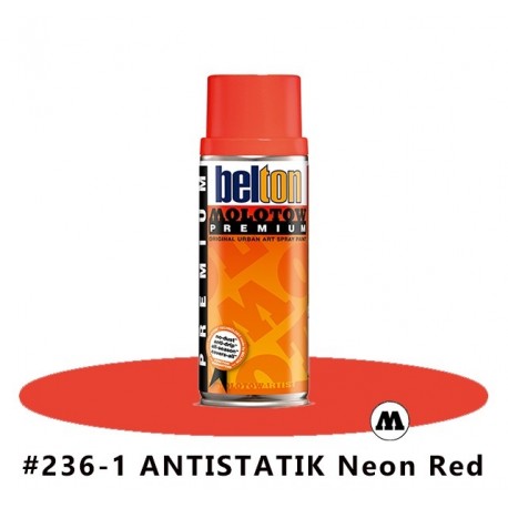 MOLOTOW Premium 400 ml 236-1 ANTISTATIK Neon Red