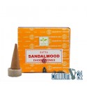 Satya Sandalwood Räucherkegel 12 Stk.