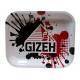 Metall Rolling Tray GIZEH 36x29,5x3 cm White