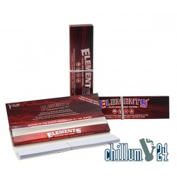 Elements Red K.S.Slim 32 Slow Burn Hemp Papers + Tips