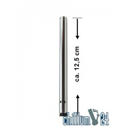 Alu-Diffusorchillum Fallrohr 12,5 cm mit Außengewinde