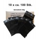 Box 10x 100 BAGGIES schwarz 60x80x0,05 mm