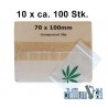 Box 10x 100 BAGGIES mit Blatt 70x100x0,05 mm