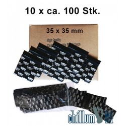 Box 10x 100Stk BAGGIES Totenköpfe 35x35x0,05 mm