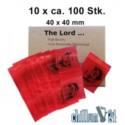 Box 10x 100 BAGGIES Lord of..40x40x0,05 mm