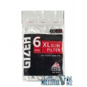 Gizeh XL Slim Eindrehfilter 6 mm 100 Stk.