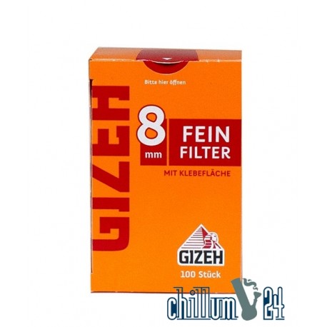 Gizeh Feinfilter 8 mm 100 Stk.