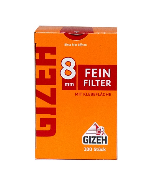 Gizeh Feinfilter 8 mm 100 Stk.