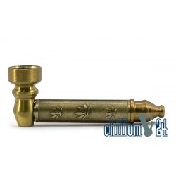 Atomic Metal Pipe Leaf Gold 8 cm