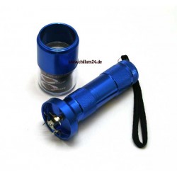 Elektro Grinder mit Sieb Blau