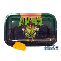 Metall Rolling Tray AK47 Medium Size 27,5 x 17,5 x 2 cm