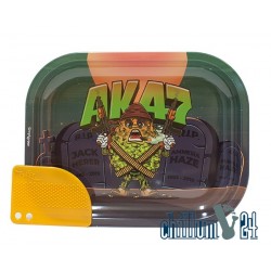 Metall Rolling Tray AK47 Small Size 18 x 14,5 x 1,8 cm