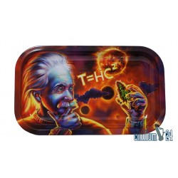Metall Rolling Tray Einstein Medium Size 27 x 16 cm