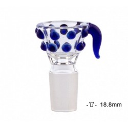 Amsterdam Siebkopf 18.8er Schliff mit Henkel Blue Drop