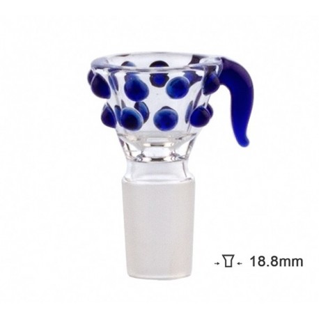 Amsterdam Siebkopf 18.8er Schliff mit Henkel Blue Drop