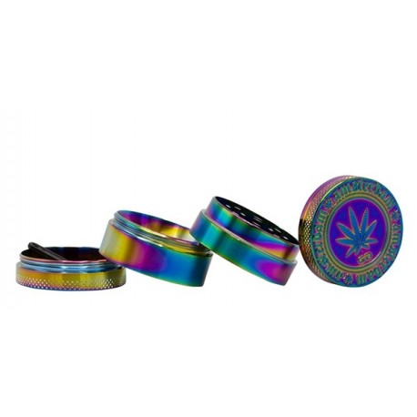 Grace Glass Amsterdam Metall Grinder 4-tlg 38 mm Rainbow