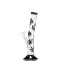 Hangover Black Leaf Glas Bong 14.5er Schliff 30cm