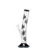 Hangover Black Leaf Glas Bong 14.5er Schliff 30cm