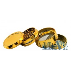 Champ High 4-tlg. Kunststoff-Grinder 63 mm Gold