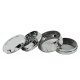 Champ High 4-tlg. Kunststoff-Grinder 63 mm Silver