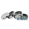 Champ High 4-tlg. Kunststoff-Grinder 63 mm Silver