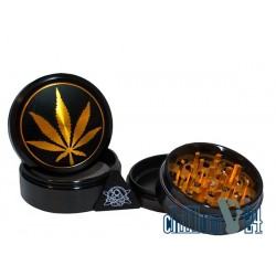 Champ High Metallgrinder Black Gold 3D-Leaf 62 mm