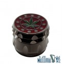 Dreamliner Grinder Red Green Leaf 55 mm Gunmetal 