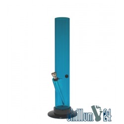 Acryl Bong Straight 32 cm Blue