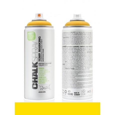 Montana 400ml Chalkspray CH1020 Yellow