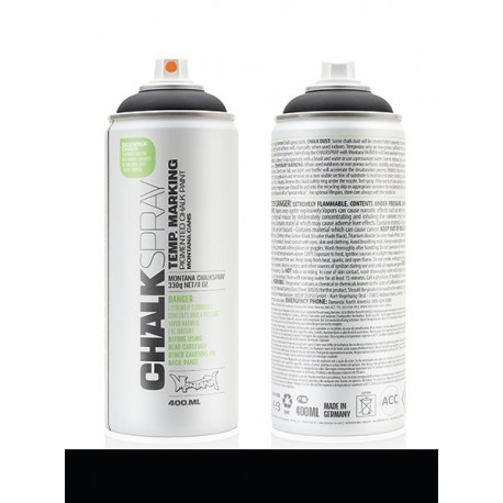 Montana 400ml Chalkspray CH9000 Black