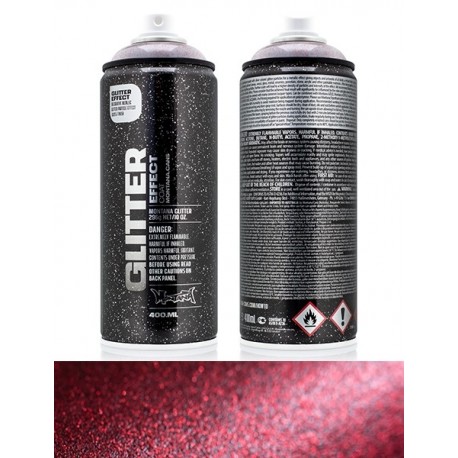 Montana Glitter Effect 400ml X-Mas Red