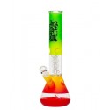 Amsterdam Glass Bong 18.8-14.5 Beaker Spiral-Perc Ice 36 cm Rasta