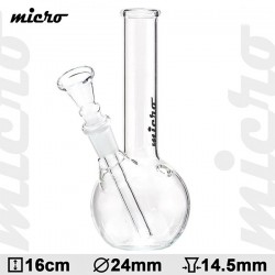 Micro Bouncer Glasbong 14.5 Bubble 16cm