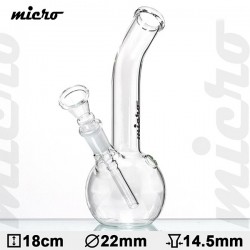 Micro Bouncer Glasbong 14.5 Bubble 18 cm